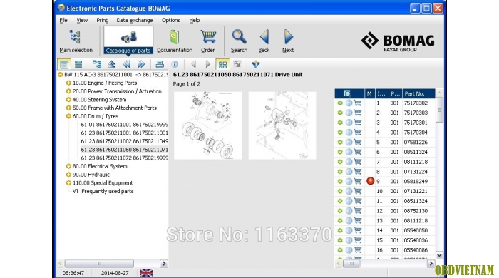 Phần mềm tra mã phụ tùng BOGMA EPC  2013