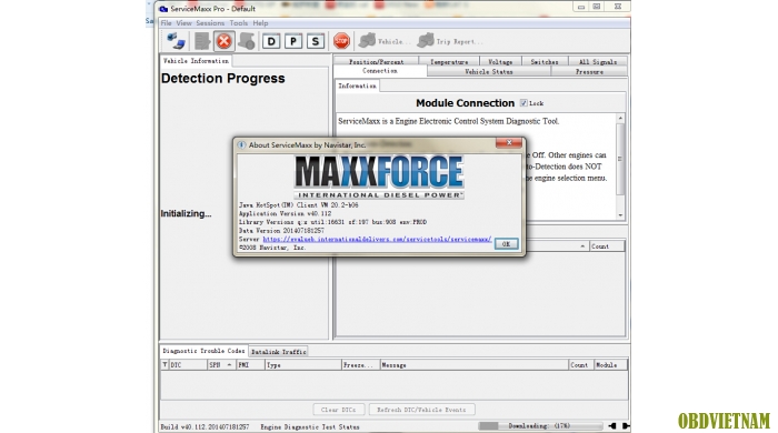 Phần mềm chẩn đoán MAXXFORCE 38.35 